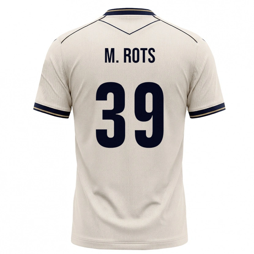 Danxen Mujer Camiseta Mats Rots #39 Blanco Roto Azul Tinta 2ª Equipación 2026/27 La Camisa