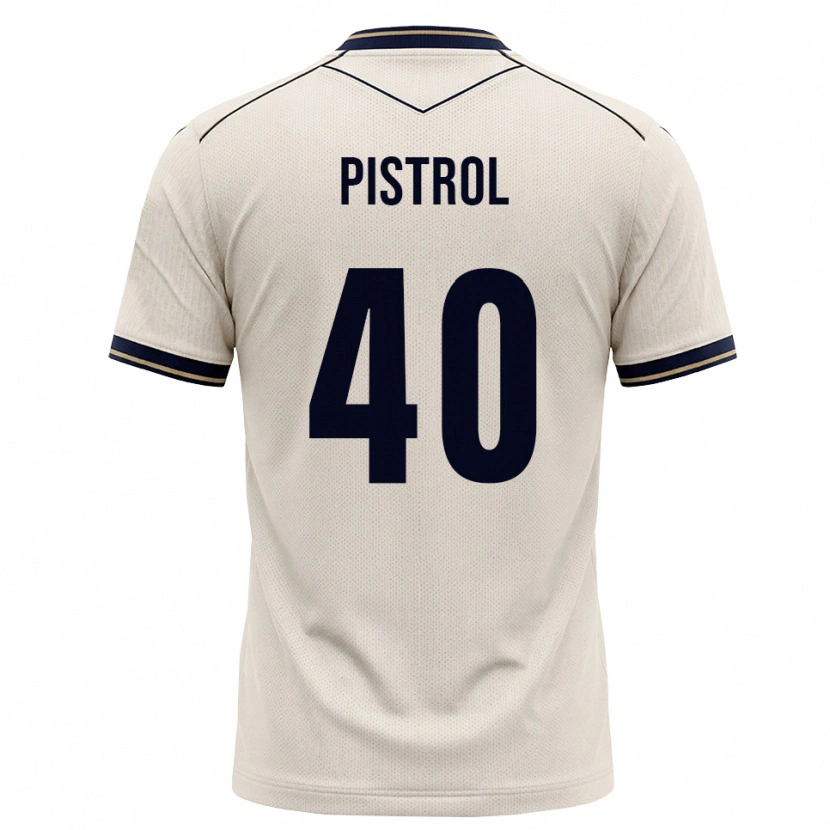 Danxen Mujer Camiseta Santino Pistrol #40 Blanco Roto Azul Tinta 2ª Equipación 2026/27 La Camisa