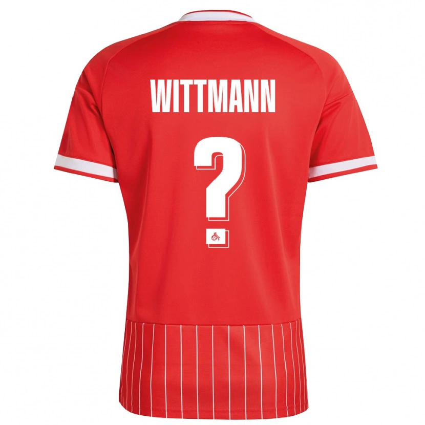 Danxen Mujer Camiseta Eyk Wittmann #0 Verde Rojo Blanco 2ª Equipación 2026/27 La Camisa