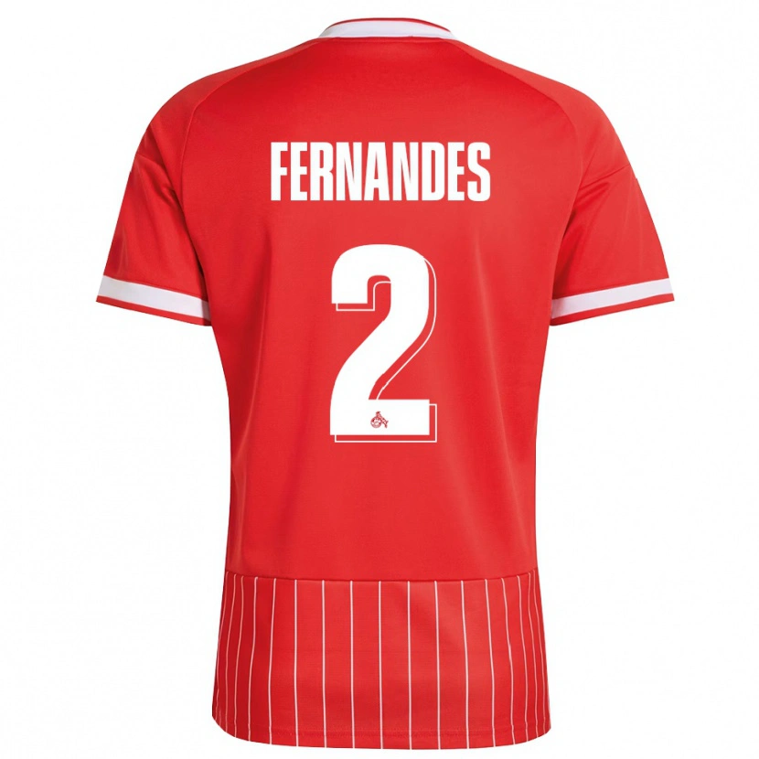 Danxen Mujer Camiseta Tyron Fernandes #2 Verde Rojo Blanco 2ª Equipación 2026/27 La Camisa