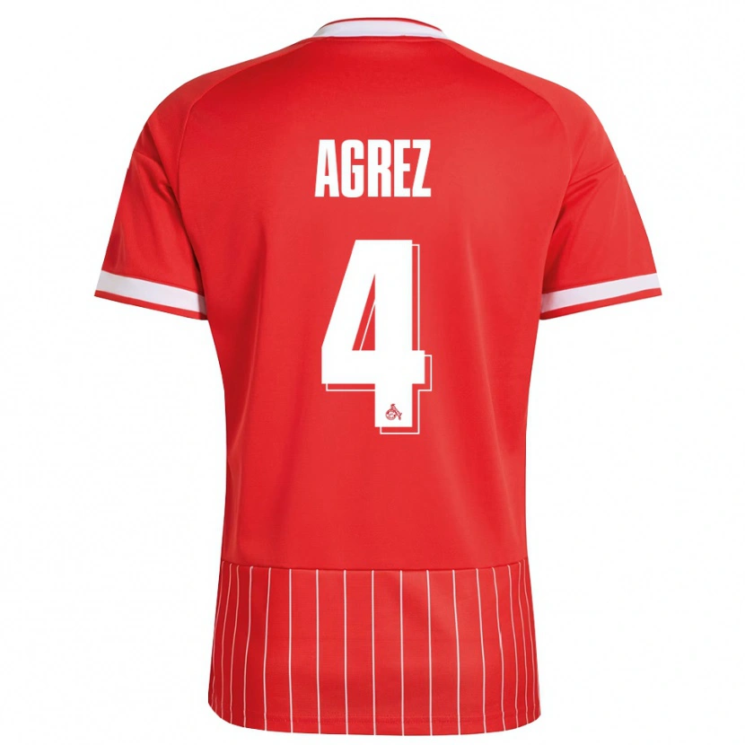 Danxen Mujer Camiseta Sara Agrež #4 Verde Rojo Blanco 2ª Equipación 2026/27 La Camisa