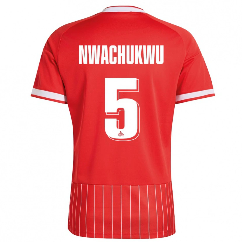 Danxen Mujer Camiseta Ben Nwachukwu #5 Verde Rojo Blanco 2ª Equipación 2026/27 La Camisa