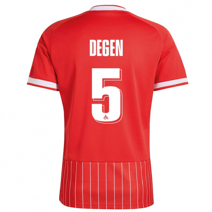 Danxen Mujer Camiseta Celina Degen #5 Verde Rojo Blanco 2ª Equipación 2026/27 La Camisa