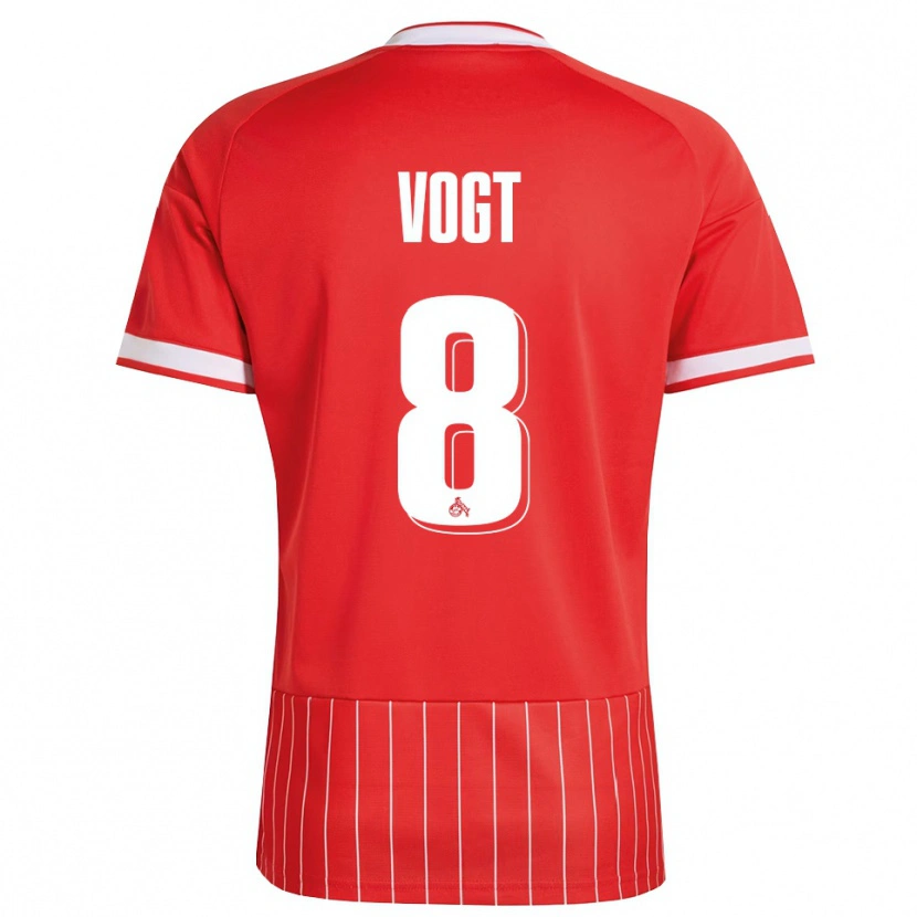 Danxen Mujer Camiseta Laura Vogt #8 Verde Rojo Blanco 2ª Equipación 2026/27 La Camisa