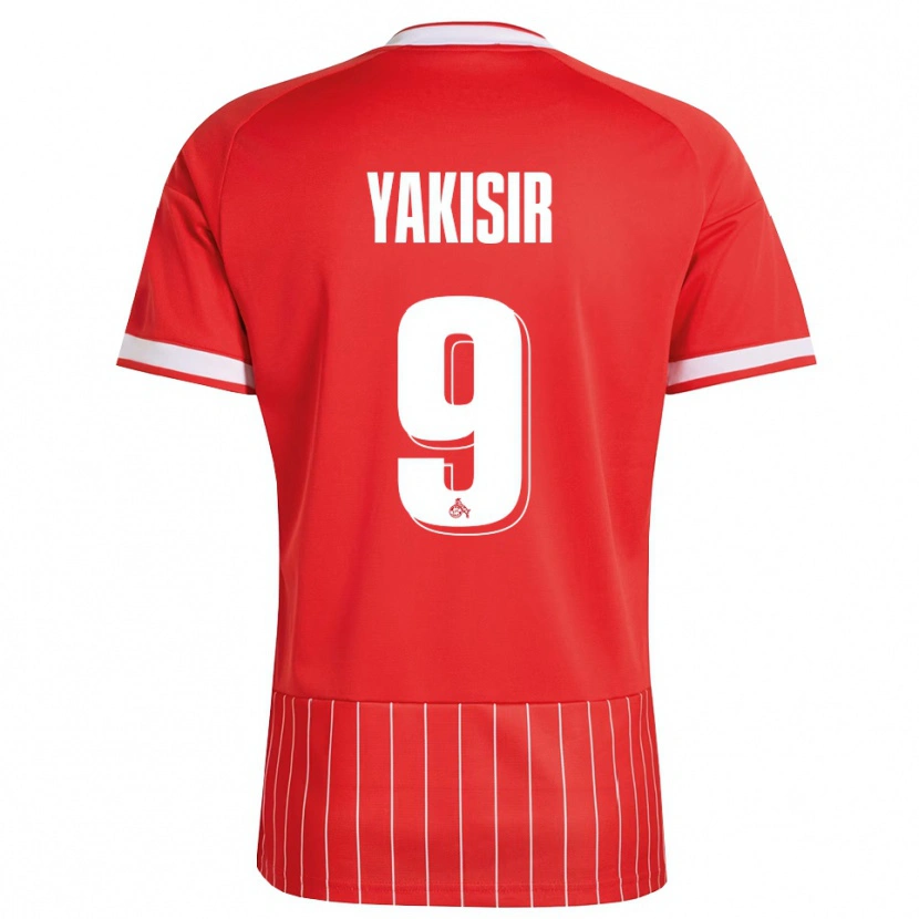 Danxen Mujer Camiseta Emir-Ahmet Yakisir #9 Verde Rojo Blanco 2ª Equipación 2026/27 La Camisa