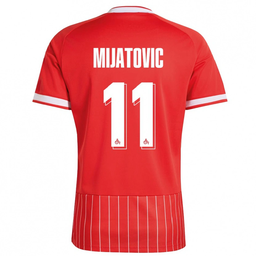 Danxen Mujer Camiseta Luca Mijatovic #11 Verde Rojo Blanco 2ª Equipación 2026/27 La Camisa