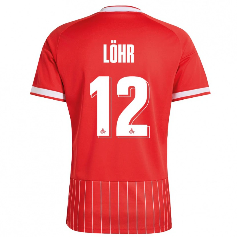 Danxen Mujer Camiseta Max Löhr #12 Verde Rojo Blanco 2ª Equipación 2026/27 La Camisa