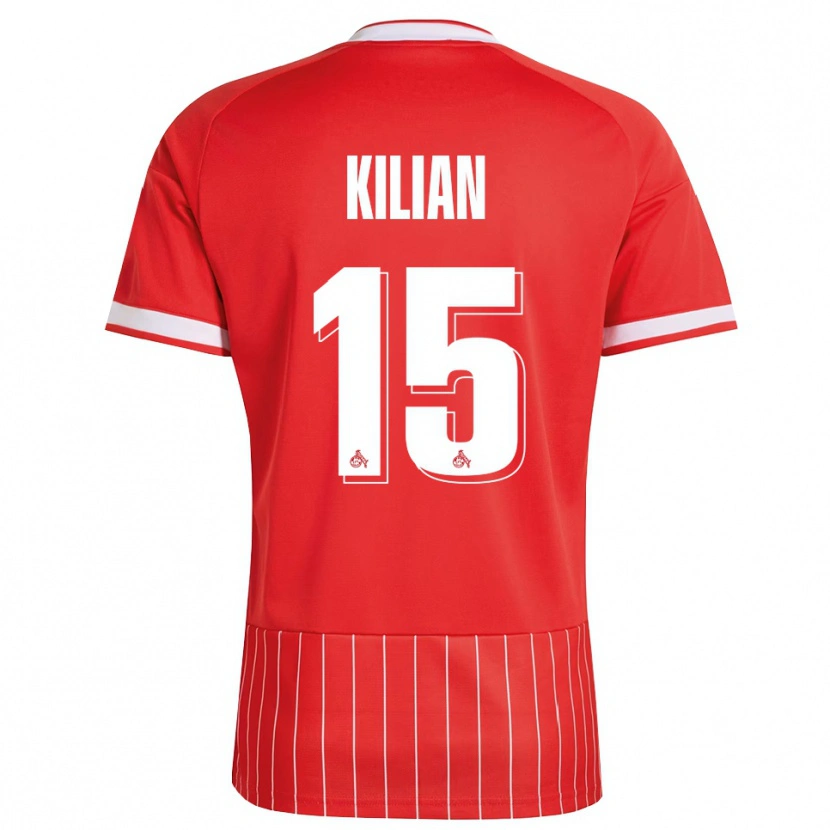 Danxen Mujer Camiseta Luca Kilian #15 Verde Rojo Blanco 2ª Equipación 2026/27 La Camisa