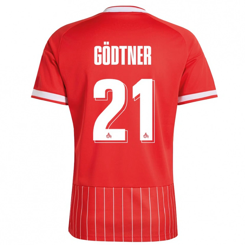 Danxen Mujer Camiseta Matteo Gödtner #21 Verde Rojo Blanco 2ª Equipación 2026/27 La Camisa