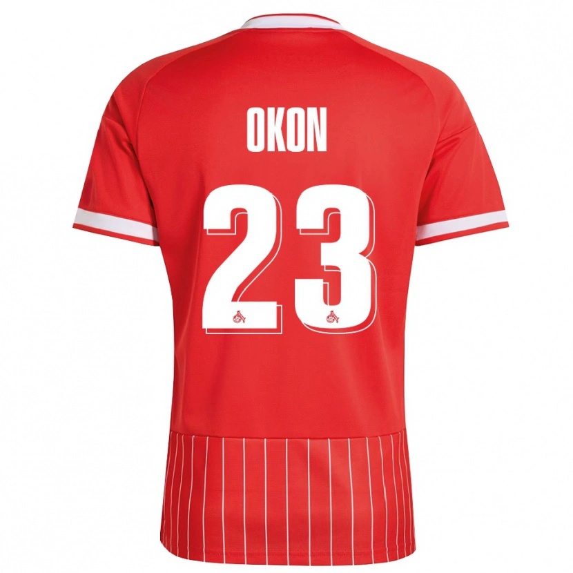 Danxen Mujer Camiseta Paul Okon-Engstler #23 Verde Rojo Blanco 2ª Equipación 2026/27 La Camisa