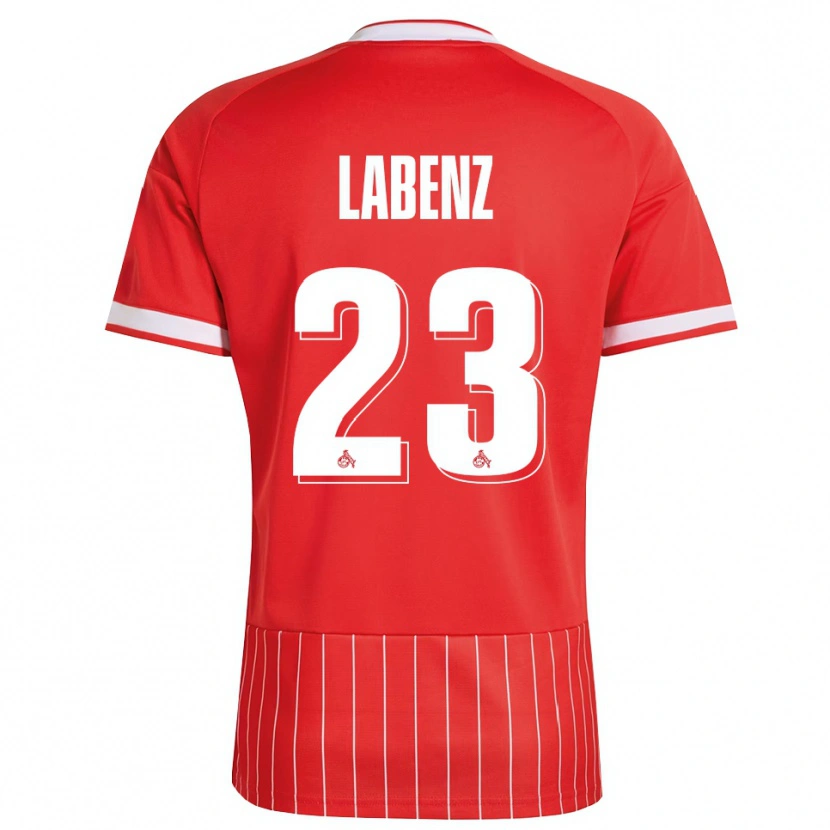 Danxen Mujer Camiseta Luiz Labenz #23 Verde Rojo Blanco 2ª Equipación 2026/27 La Camisa