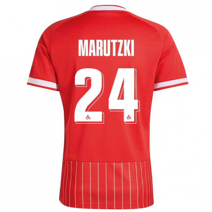 Danxen Mujer Camiseta Mikolaj Marutzki #24 Verde Rojo Blanco 2ª Equipación 2026/27 La Camisa
