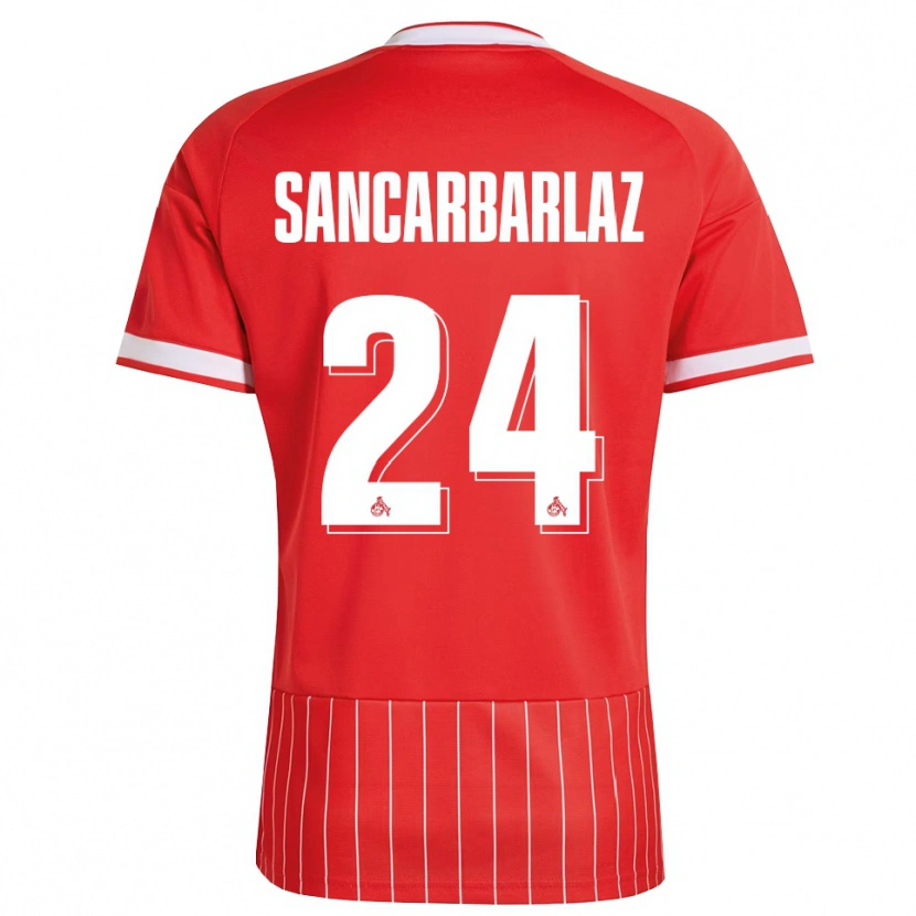 Danxen Mujer Camiseta Keyhan Sancarbarlaz #24 Verde Rojo Blanco 2ª Equipación 2026/27 La Camisa