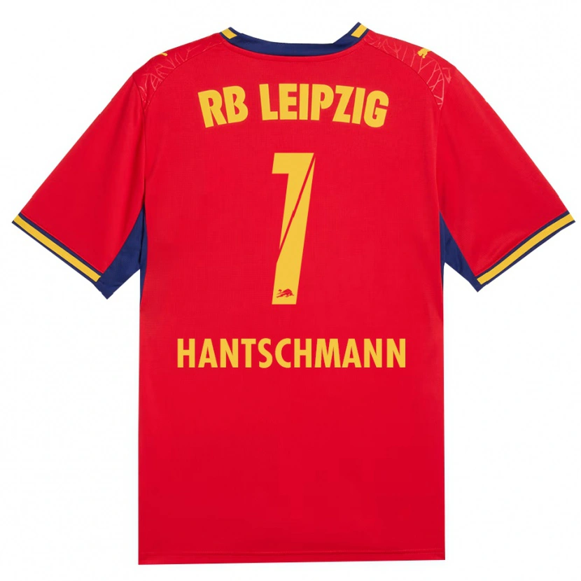 Danxen Mujer Camiseta Franz Hantschmann #1 Azul Real Rojo Amarillo 2ª Equipación 2026/27 La Camisa