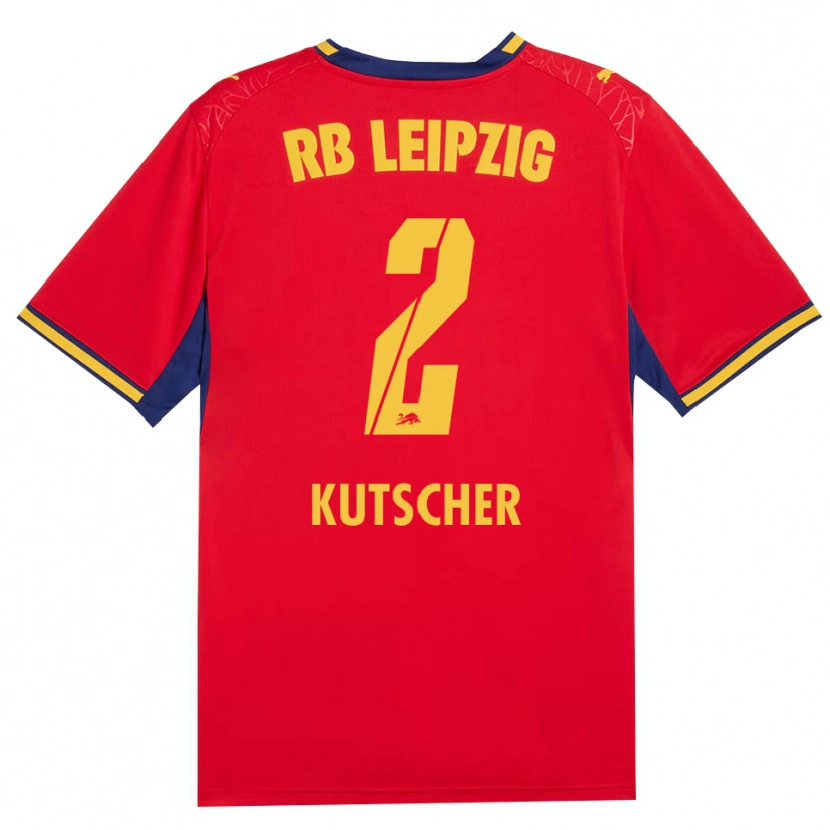 Danxen Mujer Camiseta Matthes Kutscher #2 Azul Real Rojo Amarillo 2ª Equipación 2026/27 La Camisa