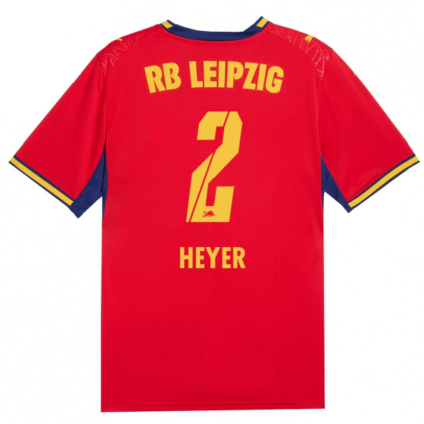 Danxen Mujer Camiseta Friedrich Heyer #2 Azul Real Rojo Amarillo 2ª Equipación 2026/27 La Camisa