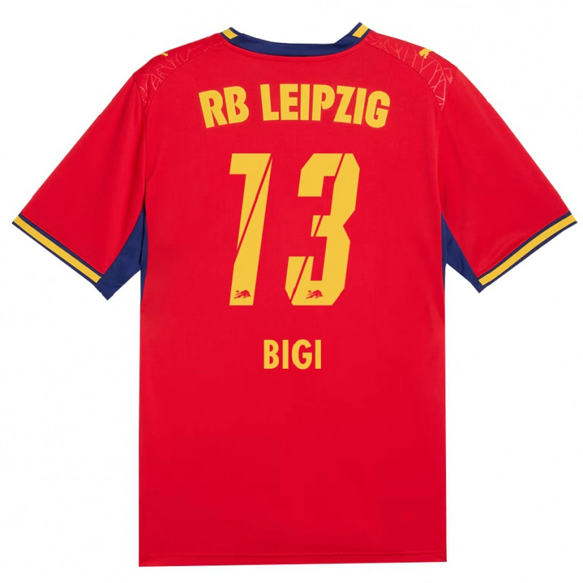Danxen Mujer Camiseta Samim Bigi #13 Azul Real Rojo Amarillo 2ª Equipación 2026/27 La Camisa