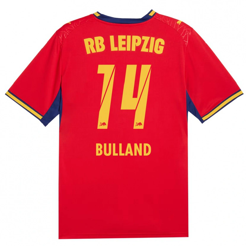 Danxen Mujer Camiseta Anton Bulland #14 Azul Real Rojo Amarillo 2ª Equipación 2026/27 La Camisa