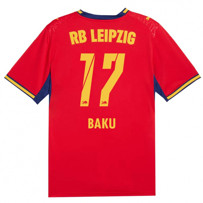 Danxen Mujer Camiseta Ridle Baku #17 Azul Real Rojo Amarillo 2ª Equipación 2026/27 La Camisa