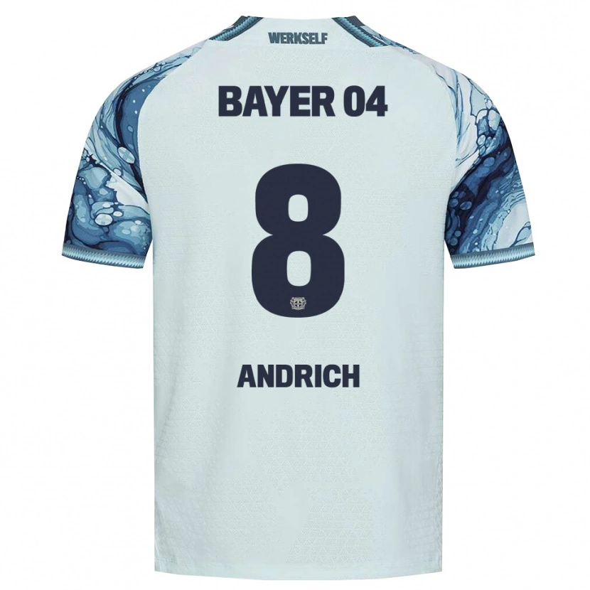 Danxen Mujer Camiseta Robert Andrich #8 Negro Verde Oscuro 2ª Equipación 2026/27 La Camisa