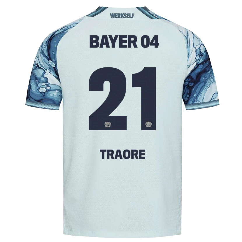 Danxen Mujer Camiseta Amaël-Demba Traoré #21 Negro Verde Oscuro 2ª Equipación 2026/27 La Camisa