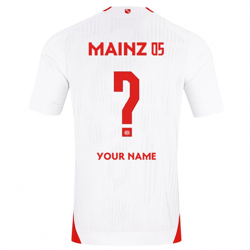 Danxen Mujer Camiseta Su Nombre #0 Blanco Rojo Amarillo 2ª Equipación 2026/27 La Camisa