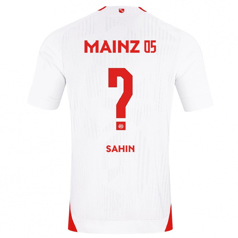 Danxen Mujer Camiseta Malik Sahin #0 Blanco Rojo Amarillo 2ª Equipación 2026/27 La Camisa