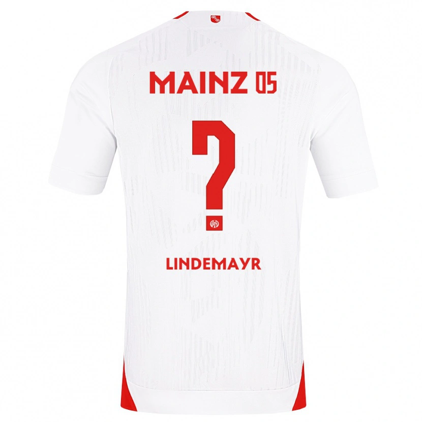 Danxen Mujer Camiseta Florian Lindemayr #0 Blanco Rojo Amarillo 2ª Equipación 2026/27 La Camisa