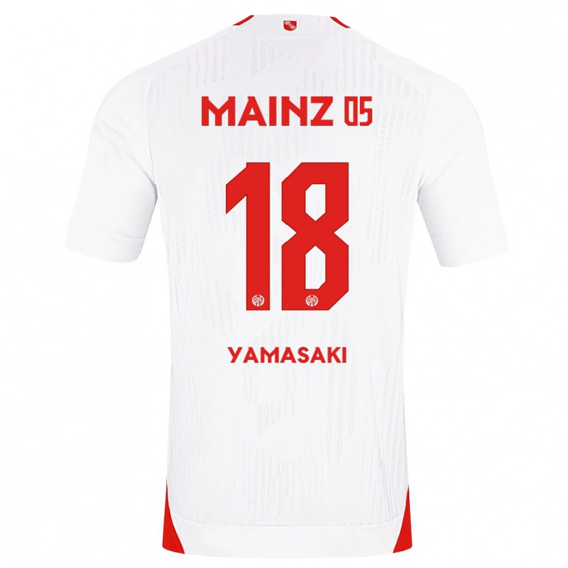 Danxen Mujer Camiseta Taiyu Yamasaki #18 Blanco Rojo Amarillo 2ª Equipación 2026/27 La Camisa