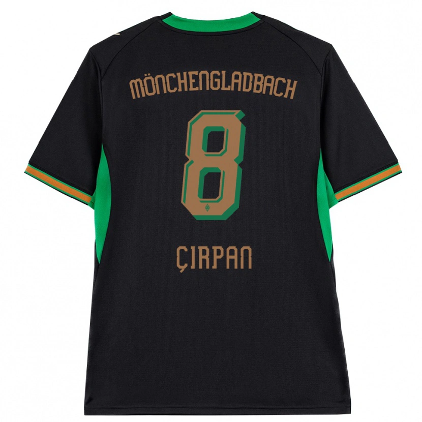 Danxen Mujer Camiseta Kemal Çırpan #8 Negro Naranja Verde Marrón 2ª Equipación 2026/27 La Camisa