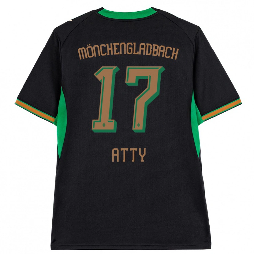 Danxen Mujer Camiseta Yassir Atty #17 Negro Naranja Verde Marrón 2ª Equipación 2026/27 La Camisa
