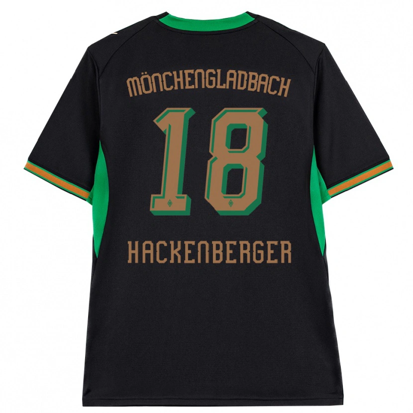 Danxen Mujer Camiseta Jessica Hackenberger #18 Negro Naranja Verde Marrón 2ª Equipación 2026/27 La Camisa