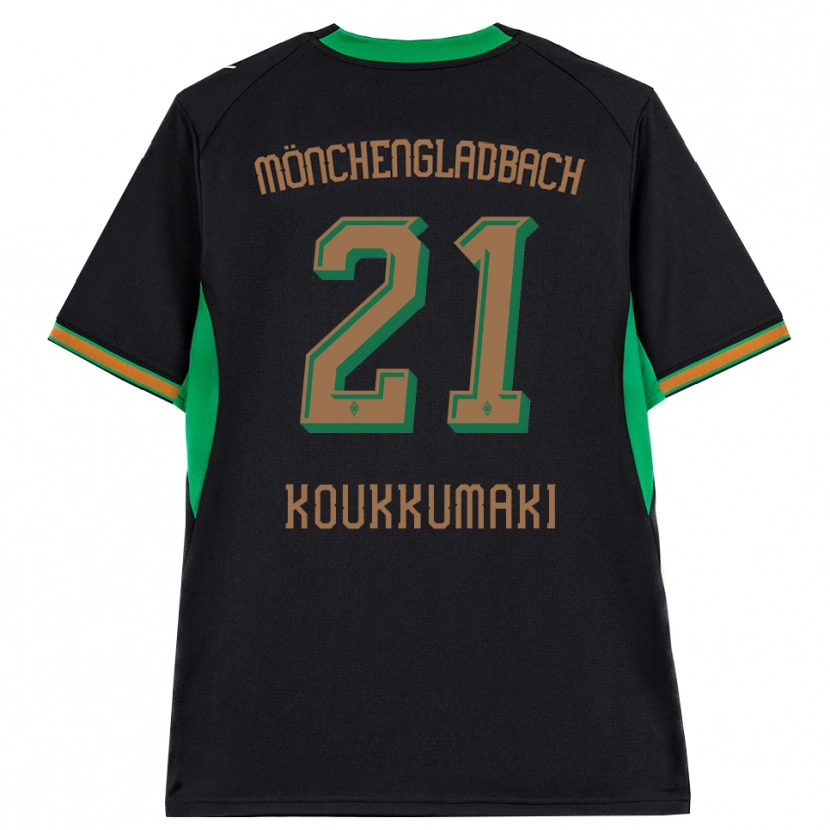Danxen Mujer Camiseta Taavi Koukkumäki #21 Negro Naranja Verde Marrón 2ª Equipación 2026/27 La Camisa