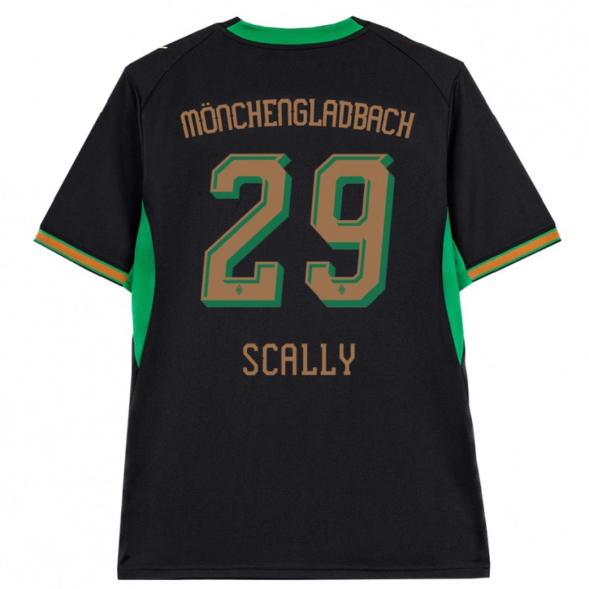 Danxen Mujer Camiseta Joe Scally #29 Negro Naranja Verde Marrón 2ª Equipación 2026/27 La Camisa