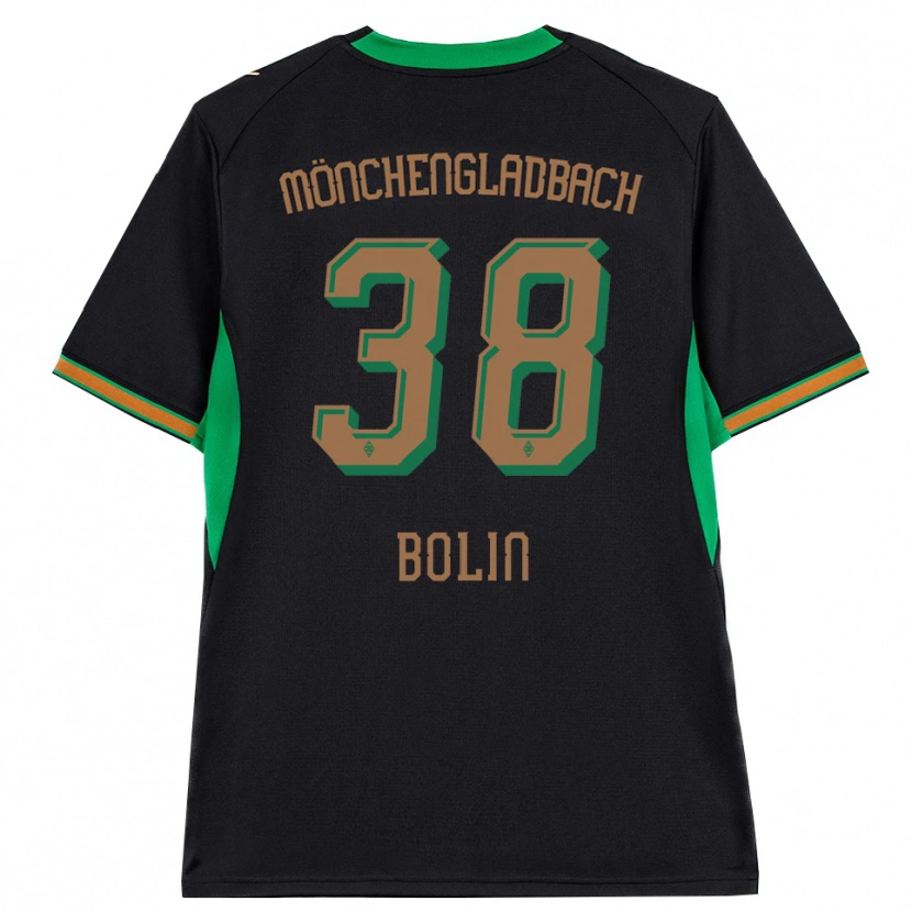 Danxen Mujer Camiseta Hugo Bolin #38 Negro Naranja Verde Marrón 2ª Equipación 2026/27 La Camisa