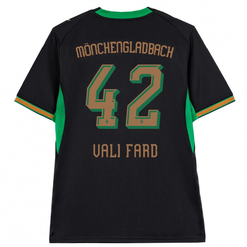 Danxen Mujer Camiseta Elias Vali Fard #42 Negro Naranja Verde Marrón 2ª Equipación 2026/27 La Camisa