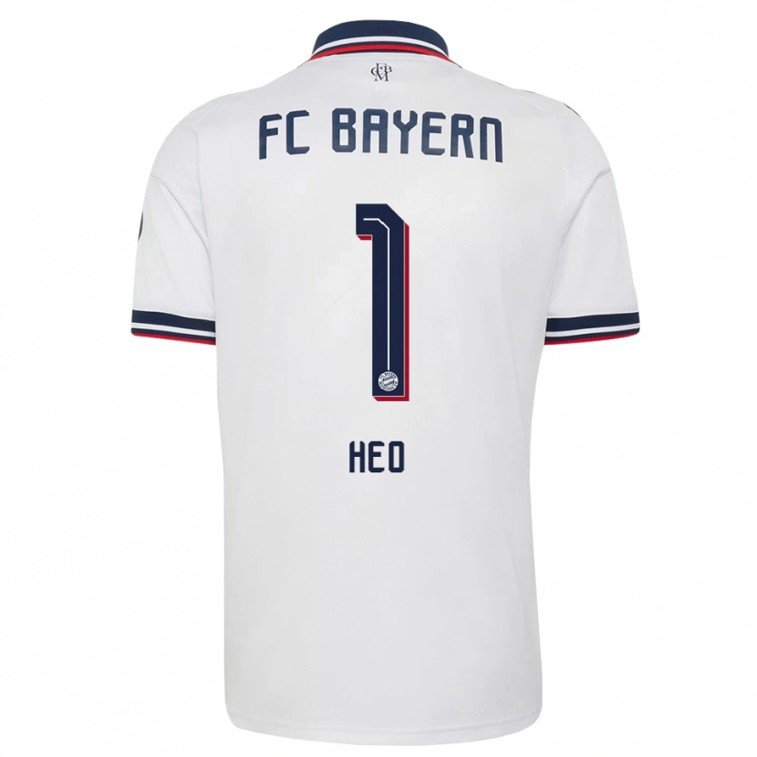 Danxen Mujer Camiseta Jae-Won Heo #1 Gris Blanco Rojo 2ª Equipación 2026/27 La Camisa