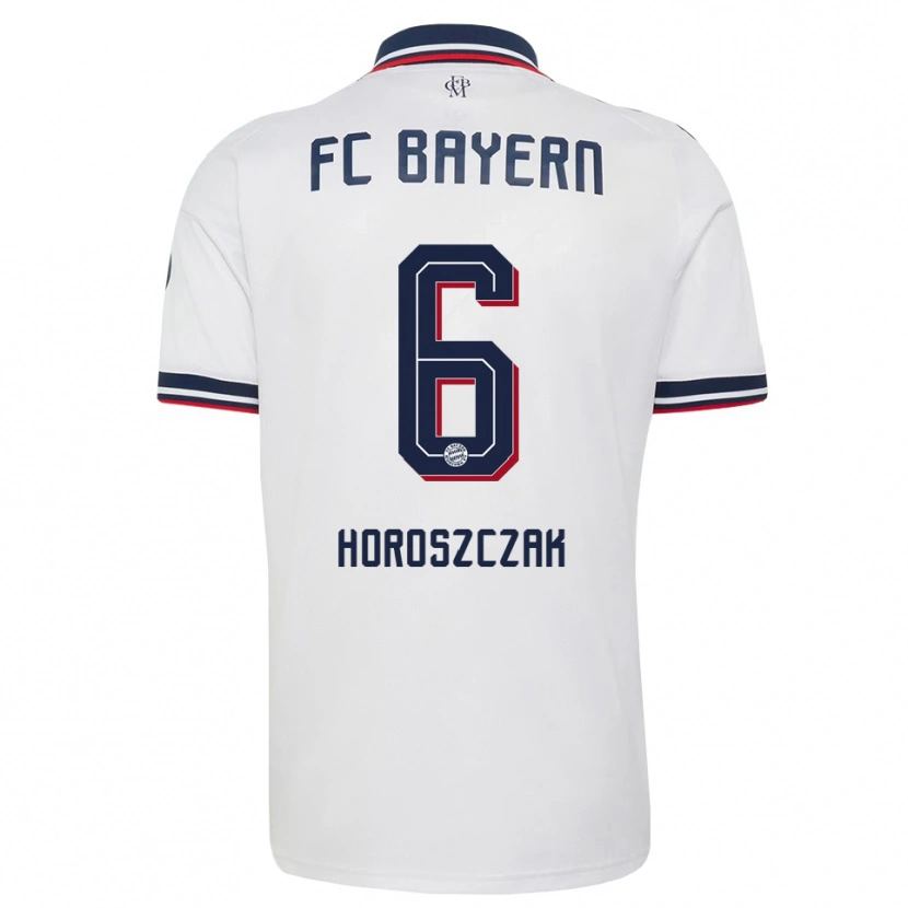 Danxen Mujer Camiseta Kuba Horoszczak #6 Gris Blanco Rojo 2ª Equipación 2026/27 La Camisa