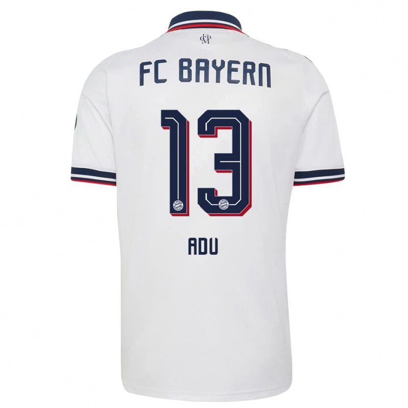Danxen Mujer Camiseta Gibson Adu #13 Gris Blanco Rojo 2ª Equipación 2026/27 La Camisa
