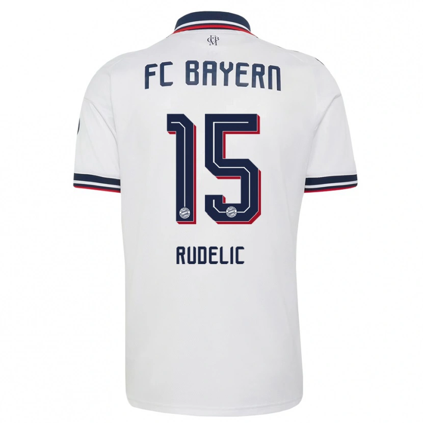 Danxen Mujer Camiseta Ivana Rudelic #15 Gris Blanco Rojo 2ª Equipación 2026/27 La Camisa