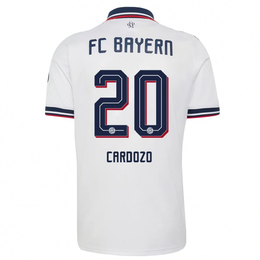 Danxen Mujer Camiseta Maycon Cardozo #20 Gris Blanco Rojo 2ª Equipación 2026/27 La Camisa