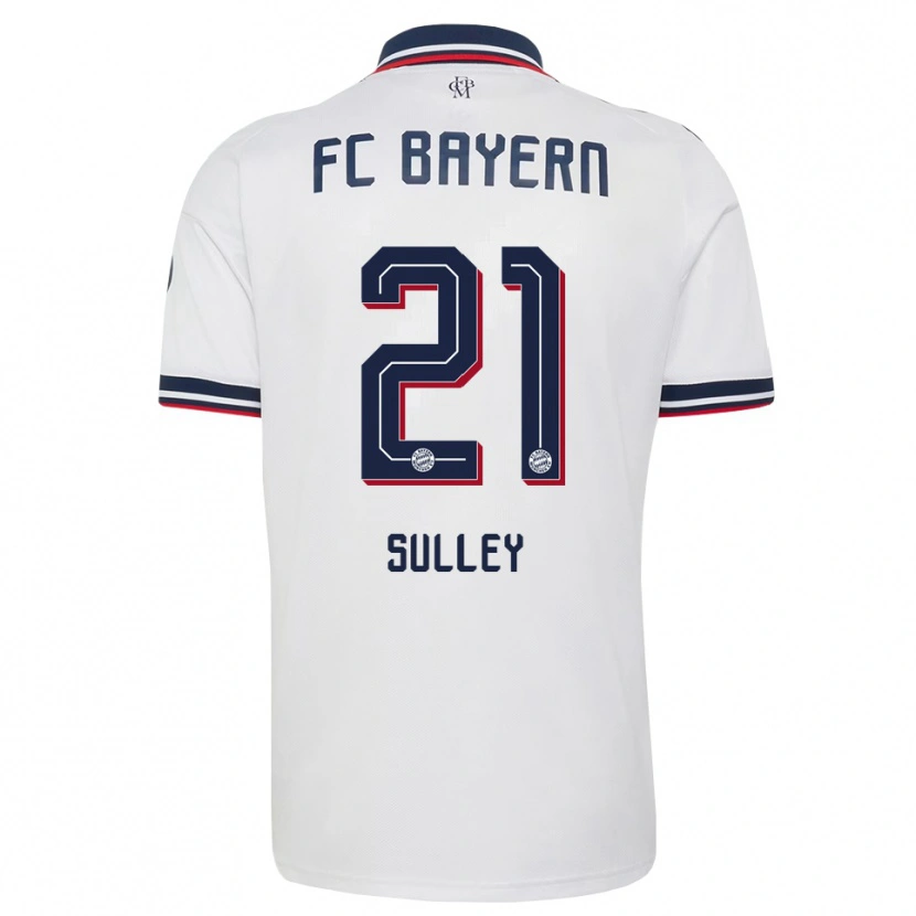 Danxen Mujer Camiseta Williams Baffour Sulley #21 Gris Blanco Rojo 2ª Equipación 2026/27 La Camisa