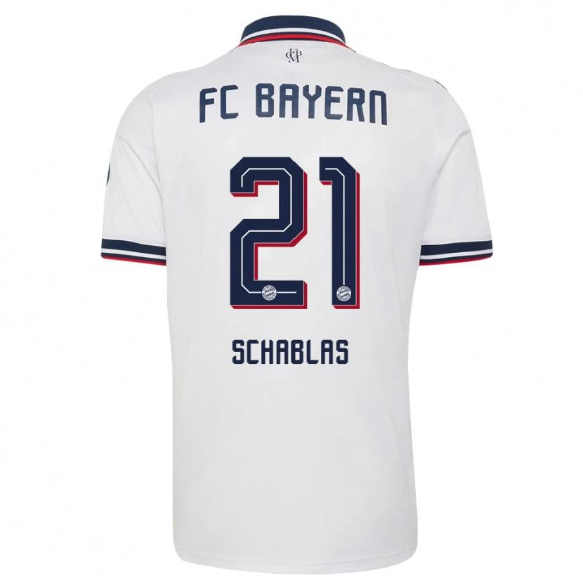 Danxen Mujer Camiseta Matteo Schablas #21 Gris Blanco Rojo 2ª Equipación 2026/27 La Camisa