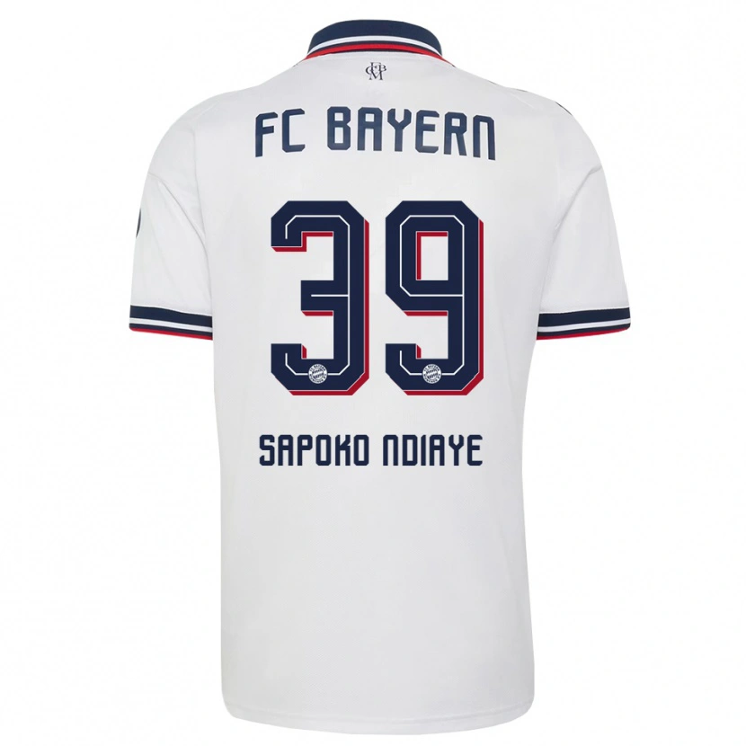 Danxen Mujer Camiseta Bara Sapoko Ndiaye #39 Gris Blanco Rojo 2ª Equipación 2026/27 La Camisa