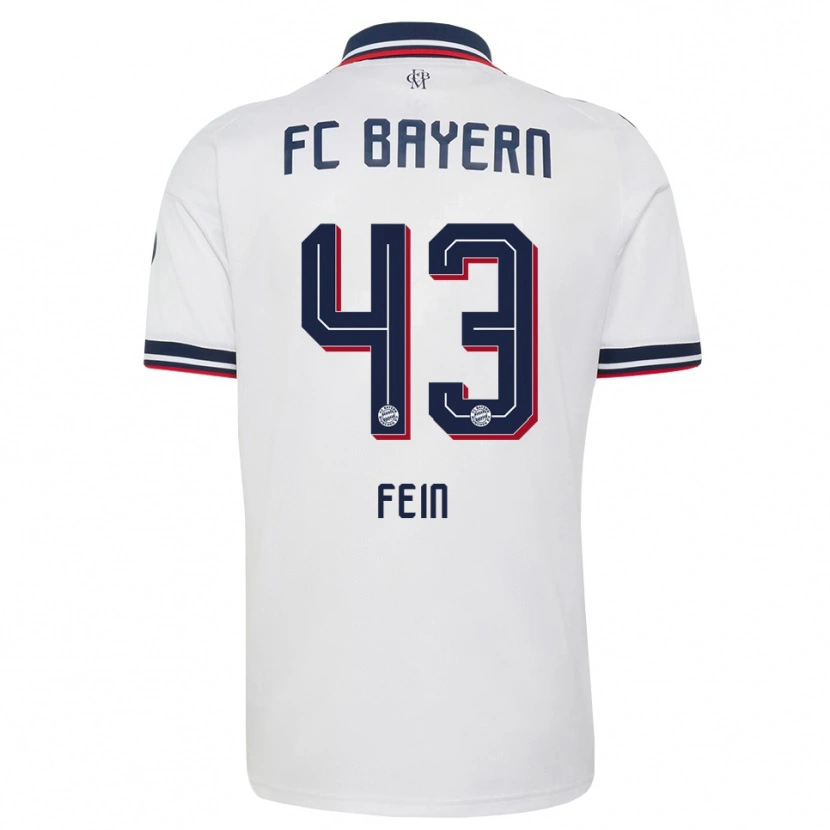 Danxen Mujer Camiseta Adrian Fein #43 Gris Blanco Rojo 2ª Equipación 2026/27 La Camisa