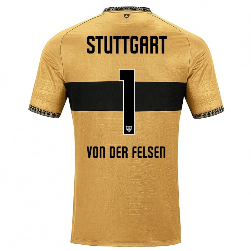 Danxen Mujer Camiseta Jerik Von Der Felsen #1 Blanco Negro Marrón 2ª Equipación 2026/27 La Camisa