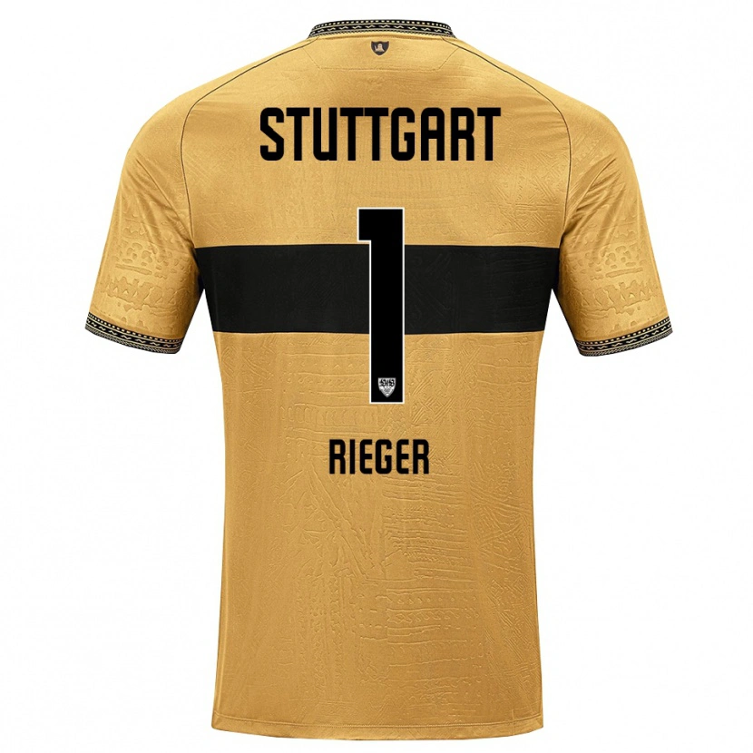 Danxen Mujer Camiseta Nico Rieger #1 Blanco Negro Marrón 2ª Equipación 2026/27 La Camisa