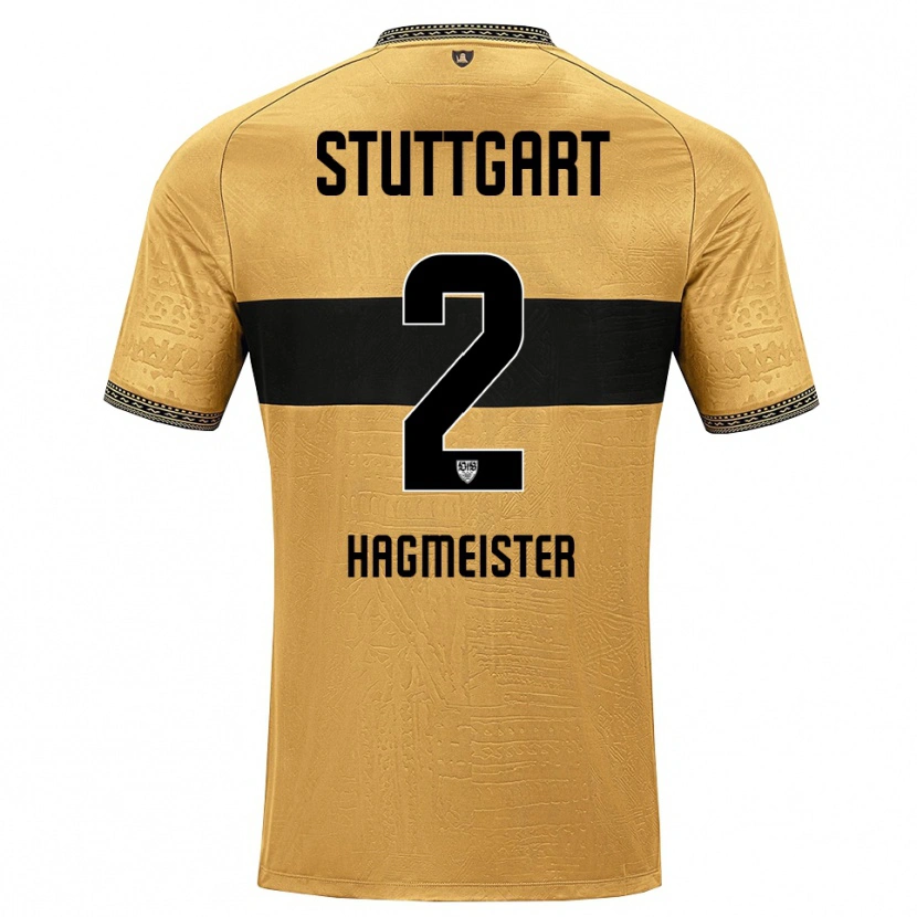 Danxen Mujer Camiseta Tom Hagmeister #2 Blanco Negro Marrón 2ª Equipación 2026/27 La Camisa