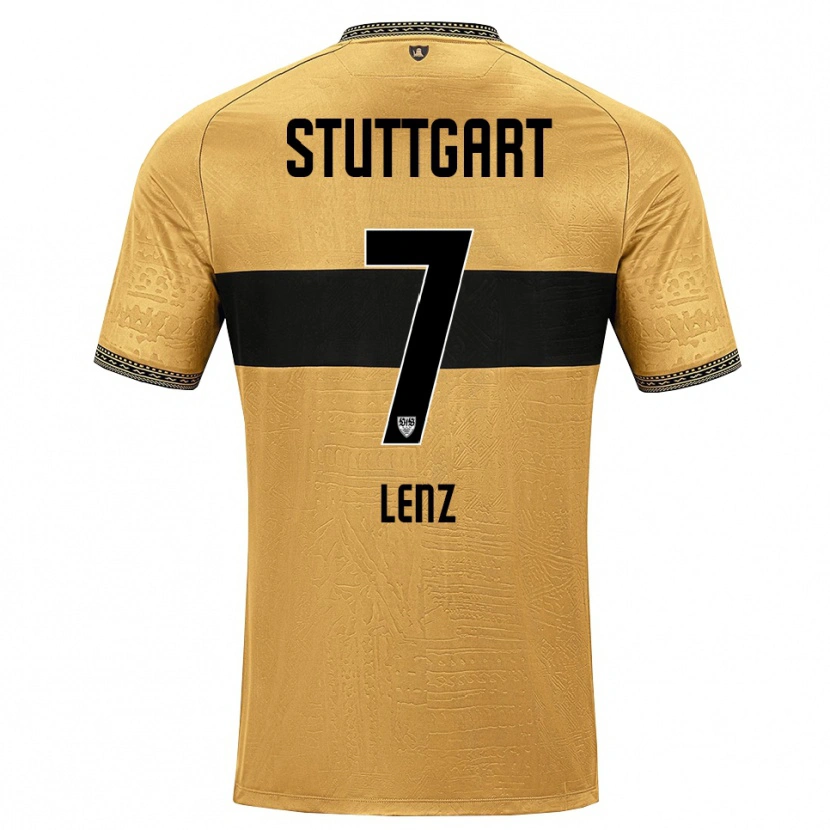 Danxen Mujer Camiseta Vadim Lenz #7 Blanco Negro Marrón 2ª Equipación 2026/27 La Camisa