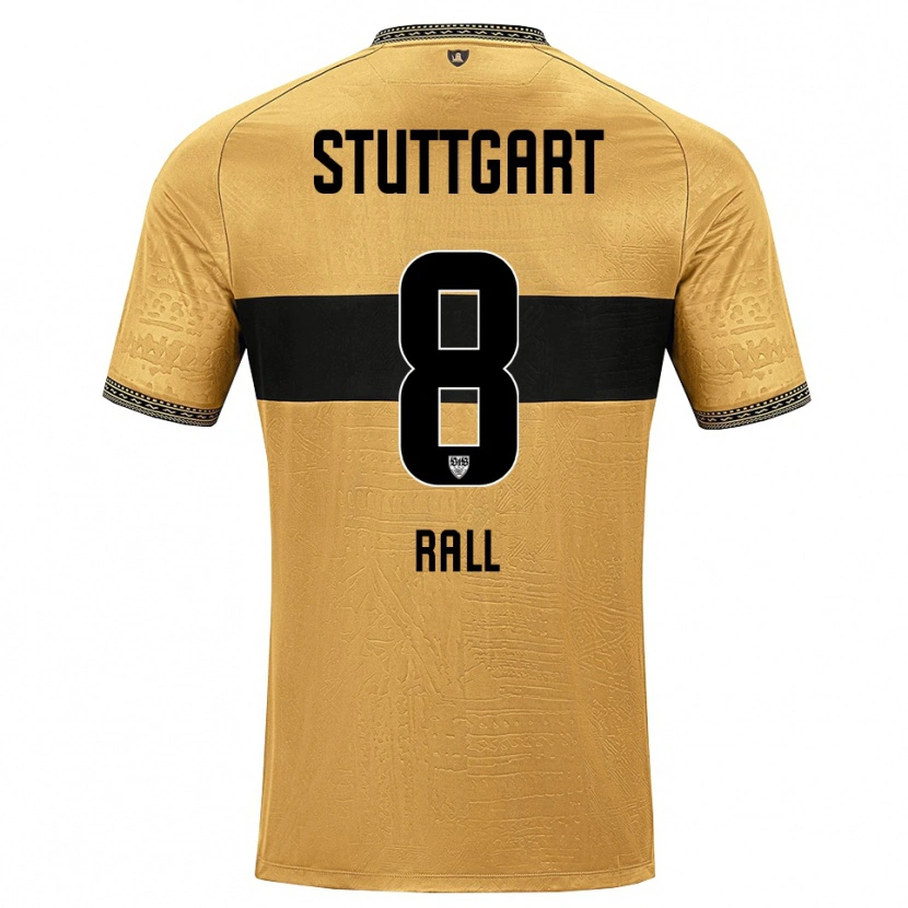 Danxen Mujer Camiseta Maximiliane Rall #8 Blanco Negro Marrón 2ª Equipación 2026/27 La Camisa